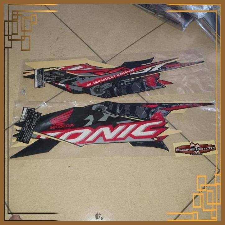[AMC] STRIPING SONIC 150R 2019-2020 HITAM DOFF