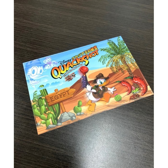 Kartu Quackshot Donald Duck Donald Bebek Sega Mega Drive Walt Disney