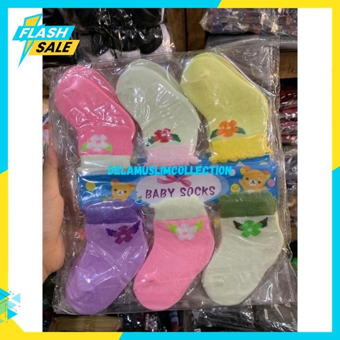 KAOS KAKI BAYI 3IN1 KAOS KAKI BABY LURUS LIPAT BOY GIRL CARTERS BY DELA MUSLIM COLLECTION TERLARIS