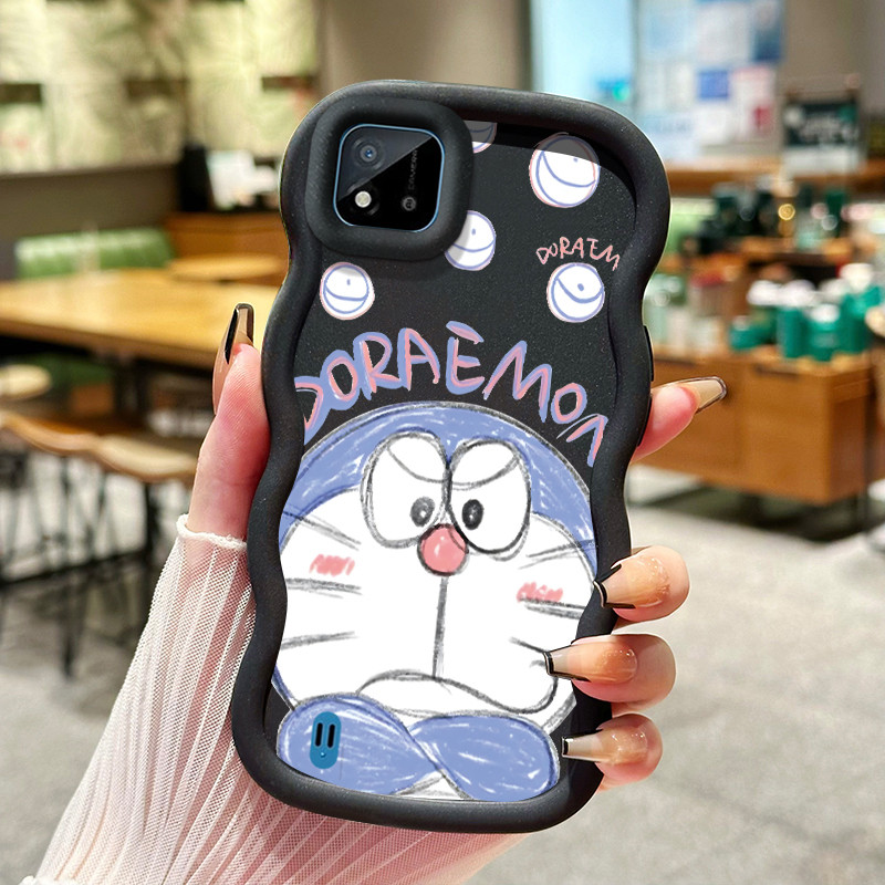 Casing Hp Untuk Realme C20 C20A C11 2021 Case Casing ponsel Softcase HP pola Doraemon silikon Kesing