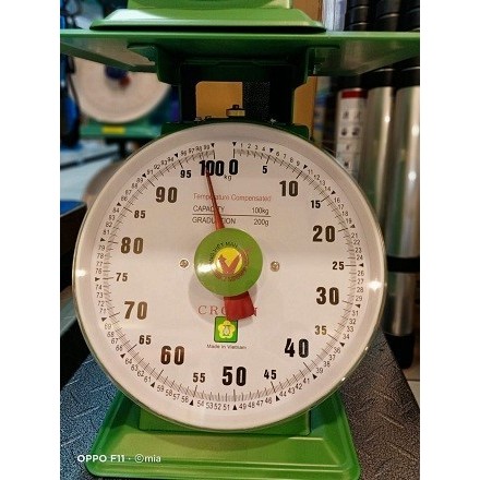 Terbaru TIMBANGAN DUDUK / JARUM / ANALOG NHON HOA CROWN VIETNAM 100KG / 100 KG