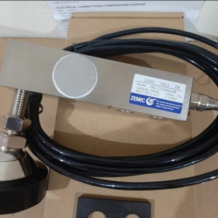 Terbaru Load Cell zemic H8C - C3 500 kg / LOAD CELL SHEAR BEAM 500 KG