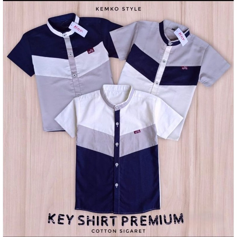 Baju Anak Casual Kemeja Koko Anak Laki Laki 1-6 Tahun