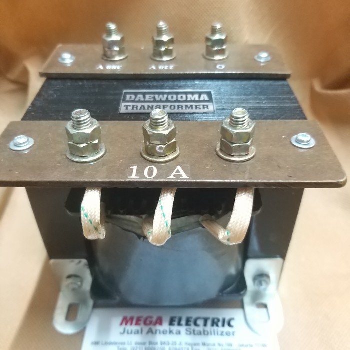 Paling Murah Step Up/Down Trafo 10A 220V/24V Baut