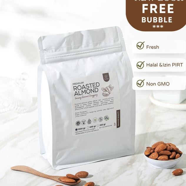 

Kacang Almond Panggang Kupas 500 Gr / Roasted Almond Galleo