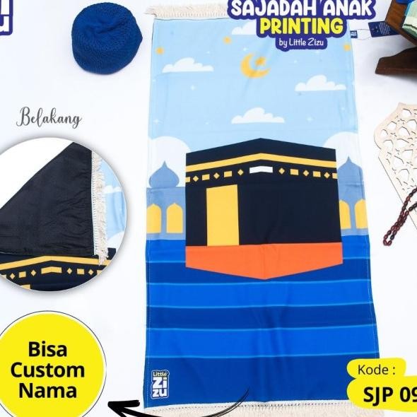 Sajadah Anak Printing Custom Nama