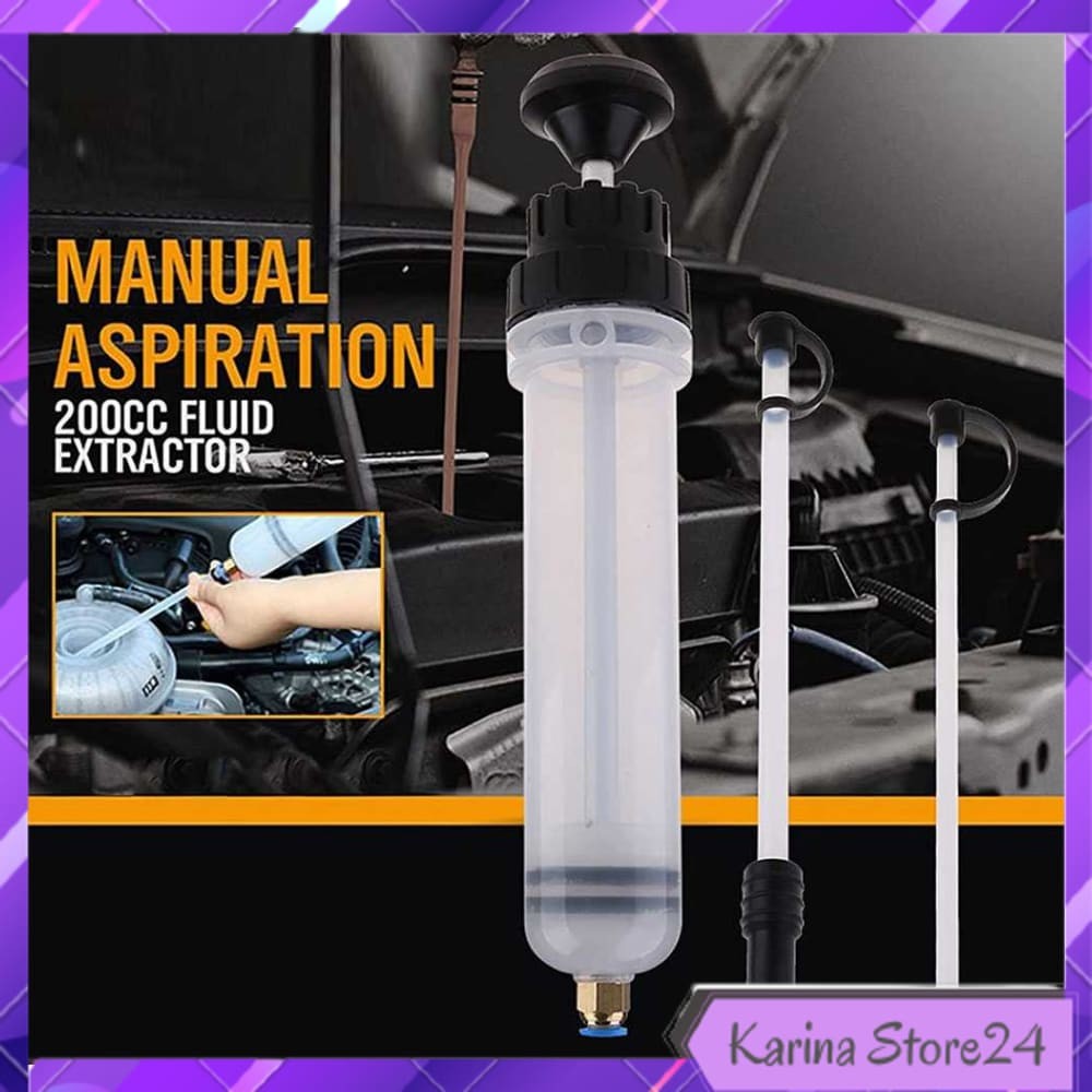 Pompa Tangan Transfer Oli Bensin Mobil Extractor 200Ml - Nc25