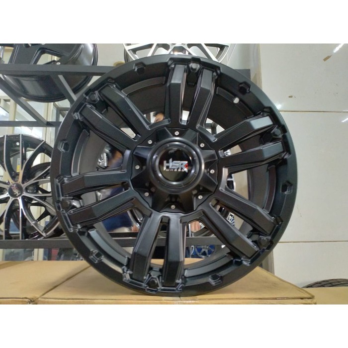 Paket Velg dan Ban Mobil Pajero Sport Ring 18 HSR HUGUMA Plus Ban AT