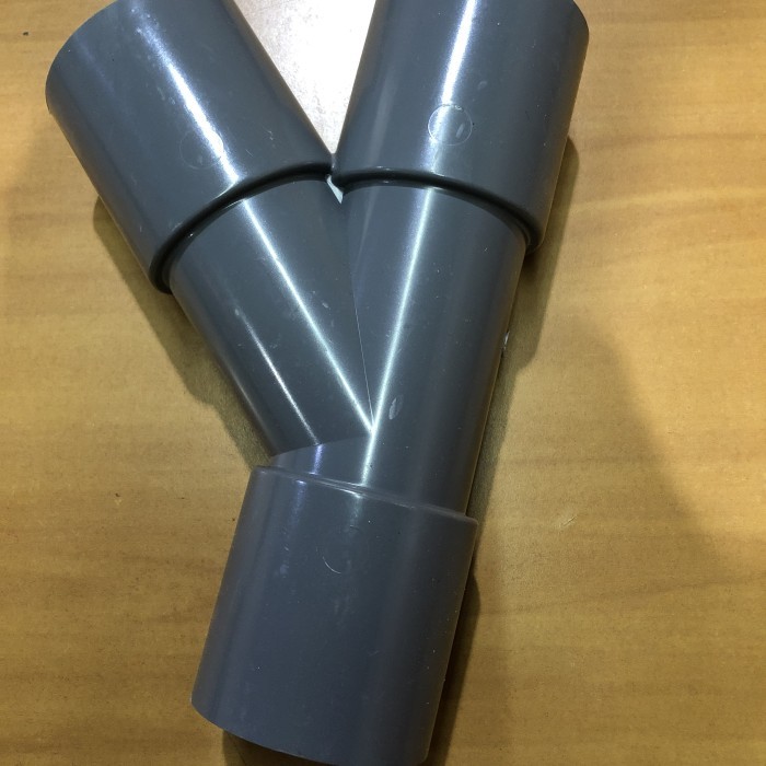 SAMBUNGAN PIPA FITTING PVC Y AW RUCIKA 2" / Y BRANCH PVC 2"INCH HEMAT