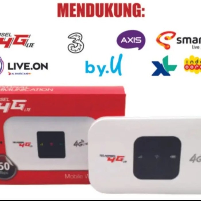 TERBARU Modem Wifi / Mifi Telkomsel Unlock All operator 4G
