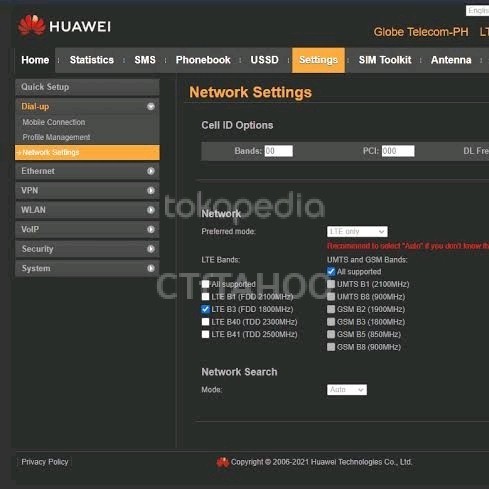TERBARU Router Modified Modem Huawei B310 B310s B315 B315s Unlock All Operator