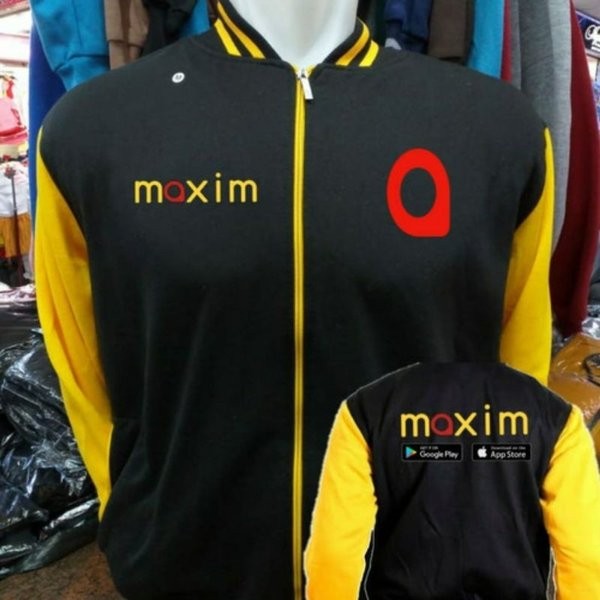 Jaket Varsity Baseball Distro MAXiM OJEK ONLiNE polos custom ojol cod *