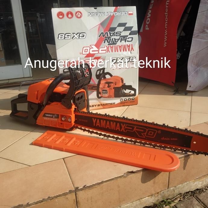 Yamamax Mesin Gergaji Kayu Pohon Chainsaw Senso 22 Inch Original Dan Terpercaya