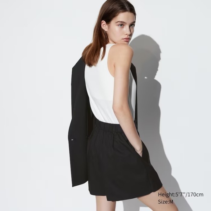 Jastip Smart Skort Rok Celana Pendek Rapi Wanita Short Skirt Uniqlo New