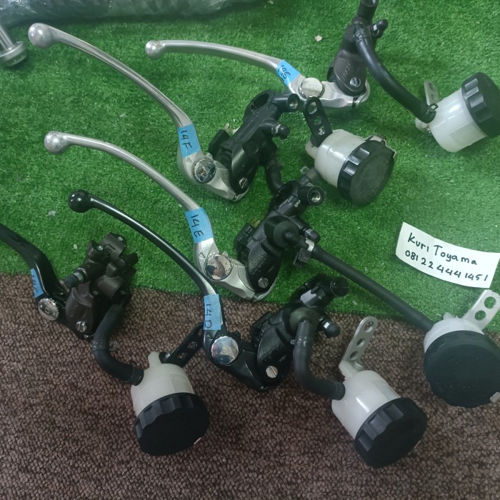 {Bekas} master rem nissin radial hitam zx6 gsx750 original Limited