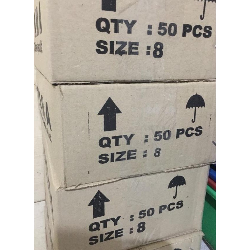 

Klem Kabel / Cable Clip 8Mm 1 Dus Isi 50 Bungkus