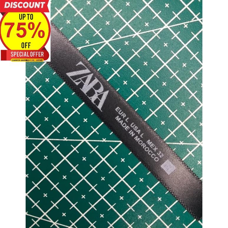 

tu-67 ZARA BLACK WHITE CARE LABEL SUPER PREMIUM CO 1X DI KIRIM 600PCS Terlaris