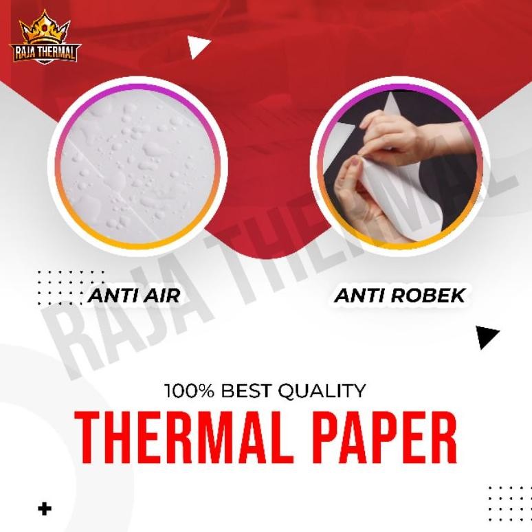 

Be09 KERTAS STICKER THERMAL A6 100x150MM STICKER BARCODE PAPER THERMAL Original