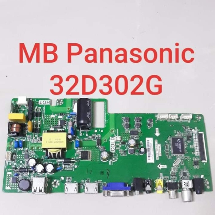 MESIN TV LED PANASONIC TH-32D302G - MAINBOARD MB PANASONIC TH32D302G