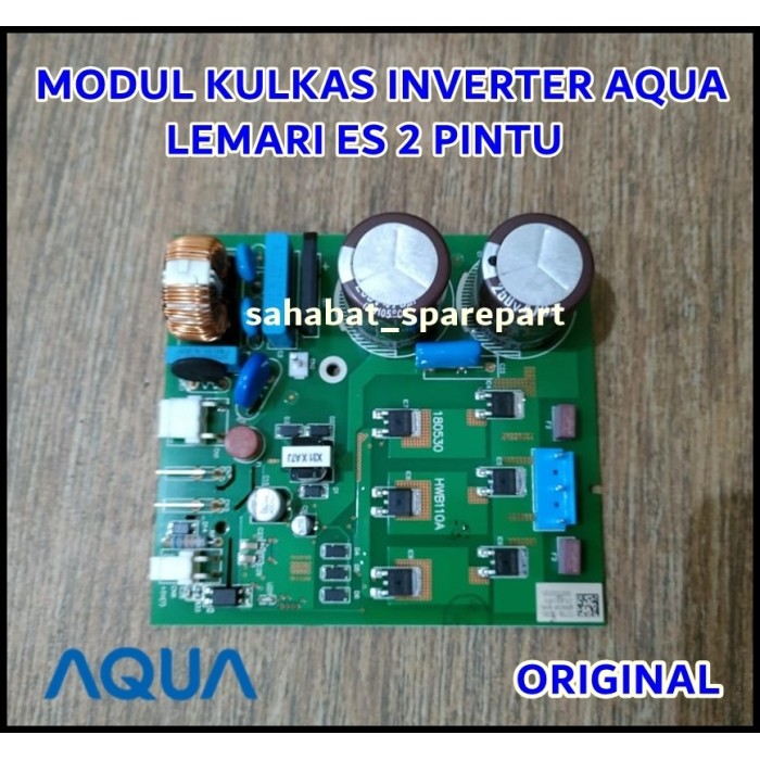 MODUL PCB KULKAS INVERTER AQUA LEMARI ES 2 PINTU ORIGINAL AQR D275
