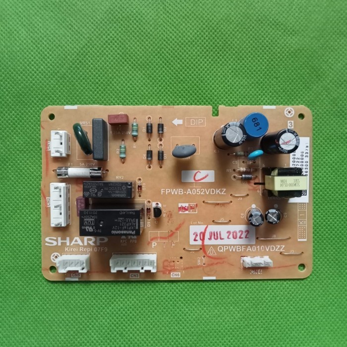 MODUL PCB KULKAS 2 PINTU SHARP 5 KABEL SOCKET ORIGINAL