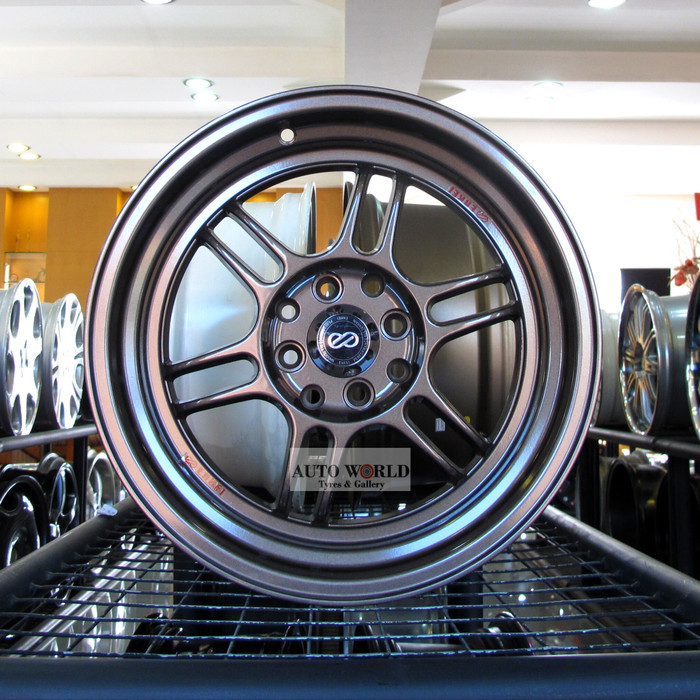 VELG REP ENKEI RPF1 SATIN BRZ RING 16 PCD 4X100, 4X114,3