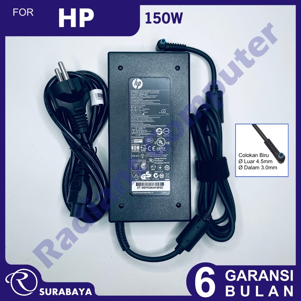 Adaptor Charger HP Zbook 15V G5, Zbook 15 G6,  Zbook 15, Zbook 15 G2, Zbook 15 G3, Zbook 15 G5