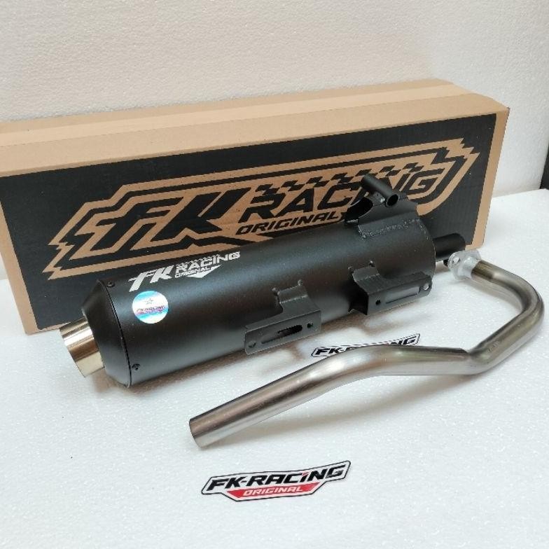 fj-44 Knalpot Standar Racing Copy CMS Vario 150 LED Vario 125 LED - FK Racing Suara Bass Adem Origin