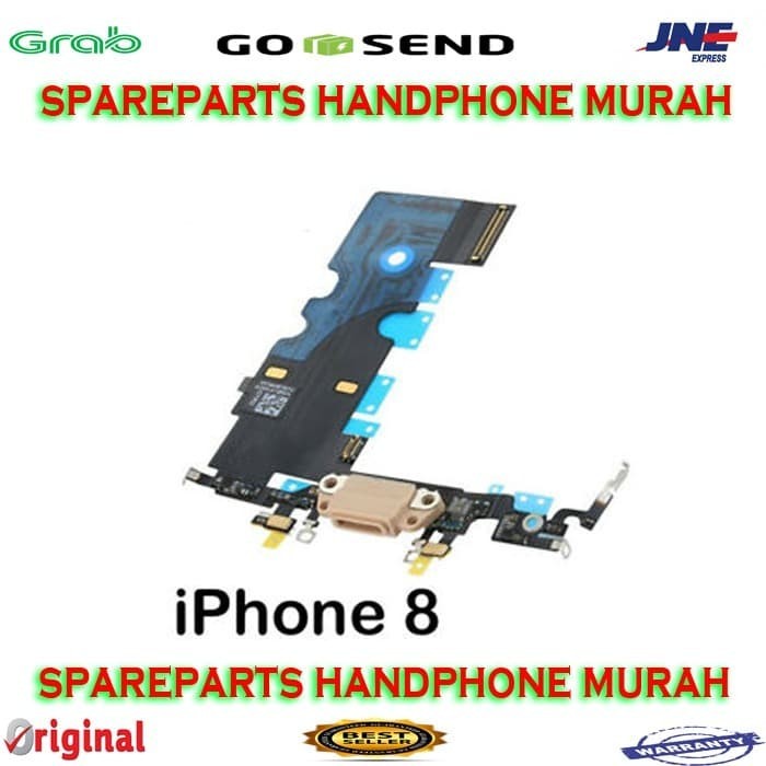 FLEXIBLE CONNECTOR IPHONE 8 CHARGER MIC ORIGINAL