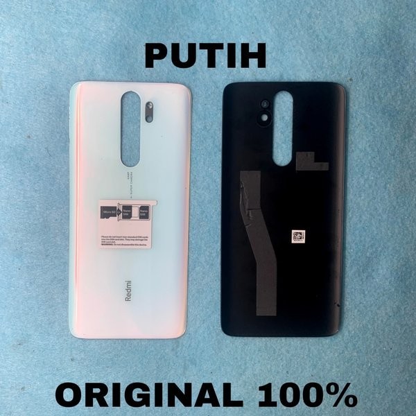 BACKDOOR COVER CASING HOUSING TUTUP BATERAI BELAKANG XIAOMI REDMI NOTE 8 PRO ORIGINAL ASLI COPOTAN
