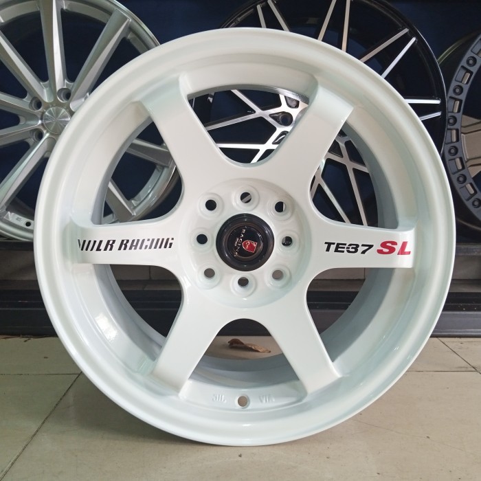 VELG MOBIL JAZZ BALENO YARIS BRIO RING 16 LEBAR 7,5 WHITE TYPE HSR TL