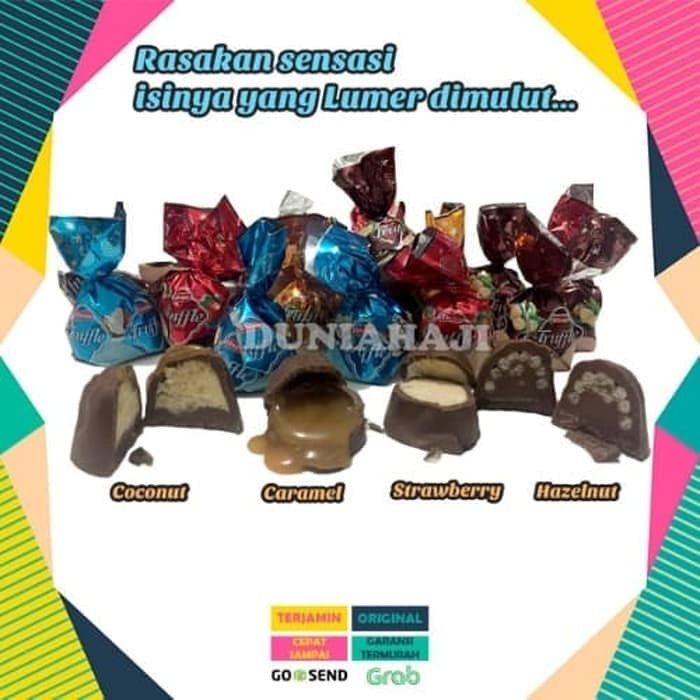 

Coklat Truffle Oleh-Oleh Haji & Umroh Enak Dan Murah /500Gr