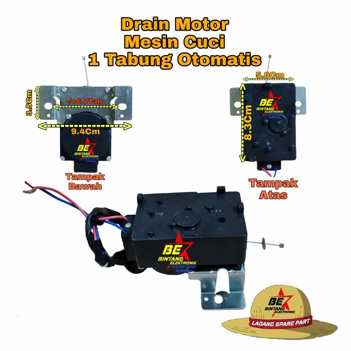 DRAIN MOTOR MESIN CUCI SANKEN MOTOR DRAIN MESIN CUCI AUTOMATIC SANKEN