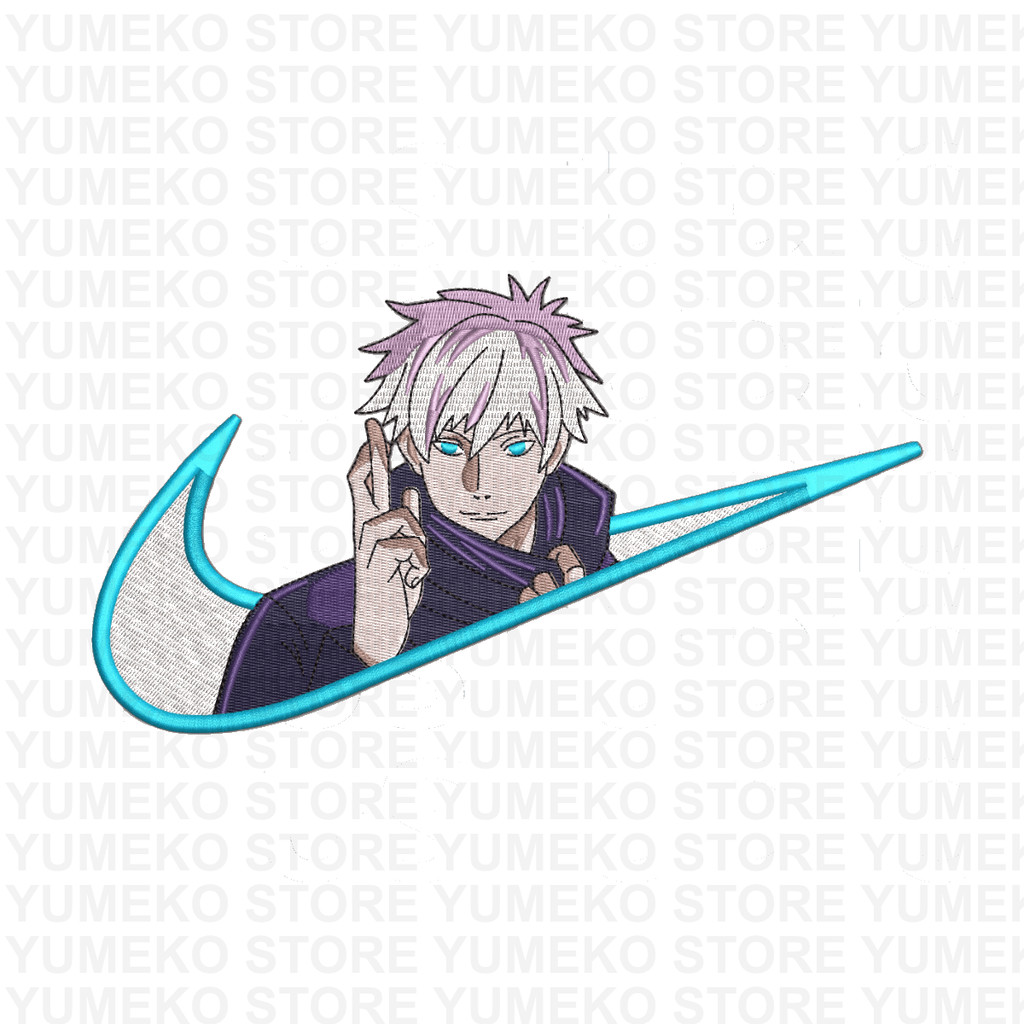 Kaos Bordir Anime - Satoru Gojo | Jujutsu Kaisen