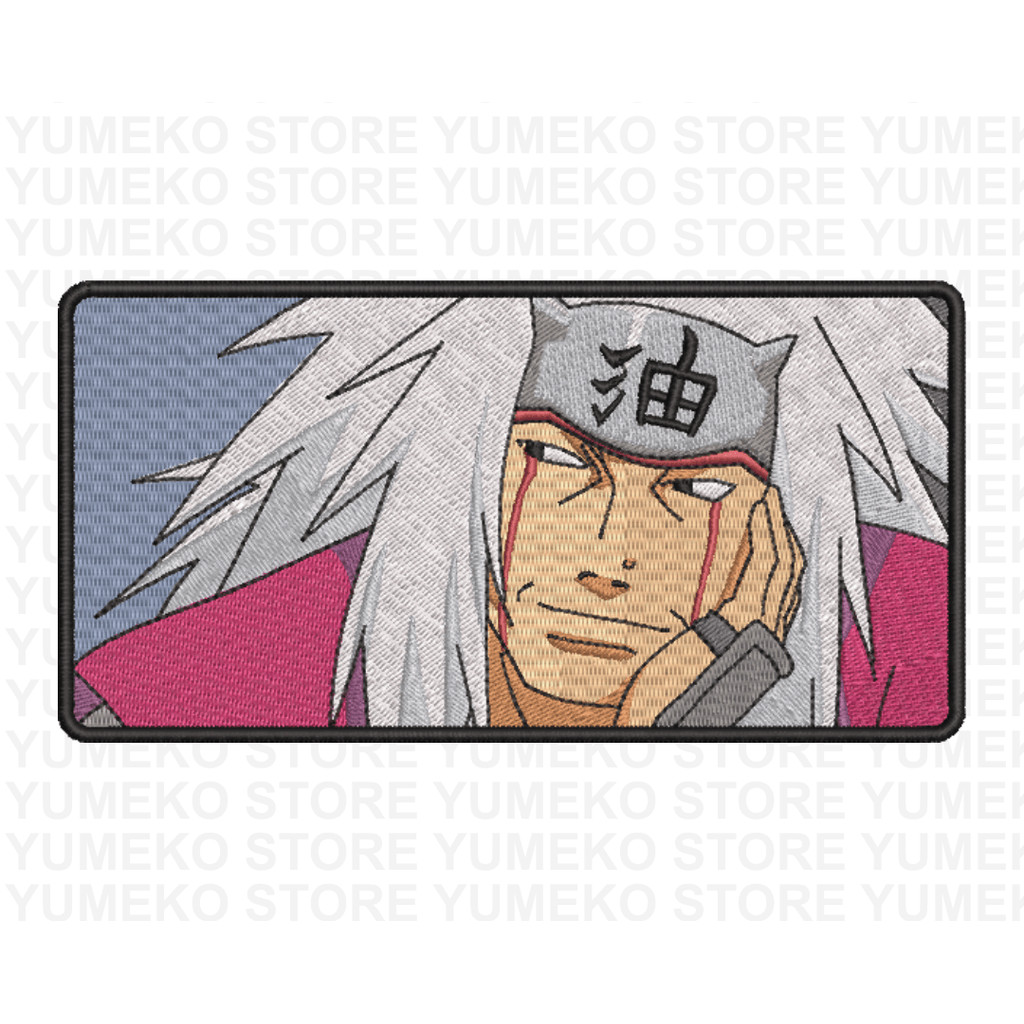 Kaos Bordir Anime - Jiraiya | Naruto