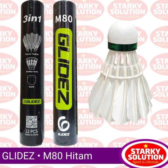 SHUTTLECOCK 3 IN 1 GLIDEZ M80 BLACK KOK 3IN1 M 80 MAXBOLT BADMINTON BULUTANGKIS ORIGINAL 2710T