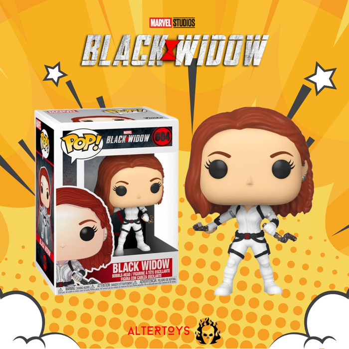 Funko POP Marvel: Black Widow (2021) - Black Widow in White Suit #604
