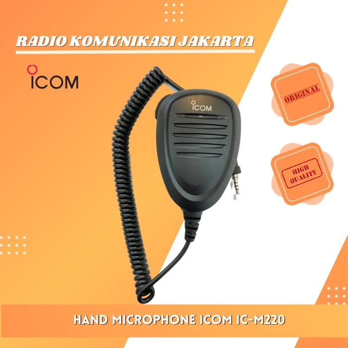 Original Ori Hand Microphone Ekstramic Icom Ic M220 Hm237 Hm237B Terbaik