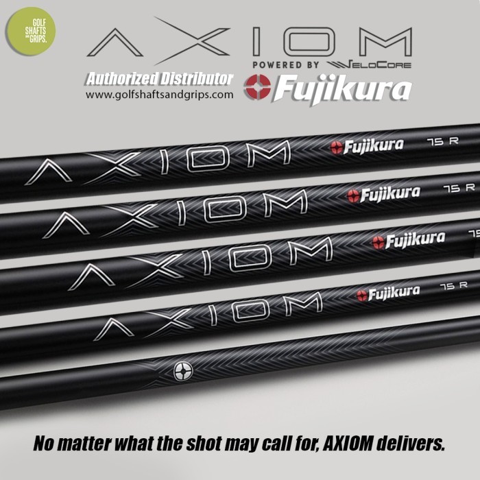 Fujikura AXIOM 75 LONG IRON Velocore Graphite Shaft Iron Set Taper Tip