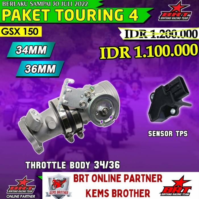 TB BRT THROTTLEBODY GSX FUFI SENSOR TPS