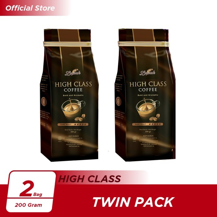 

Kopi Luwak High Class Dark Roast Powder 200Gr Twin Pack