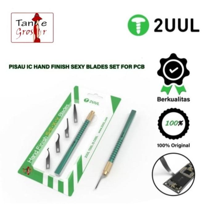 

Pisau Ic 2Uul Hand Finish Sexy Blades Set For Pcb Underfill Clean Proses Cepat