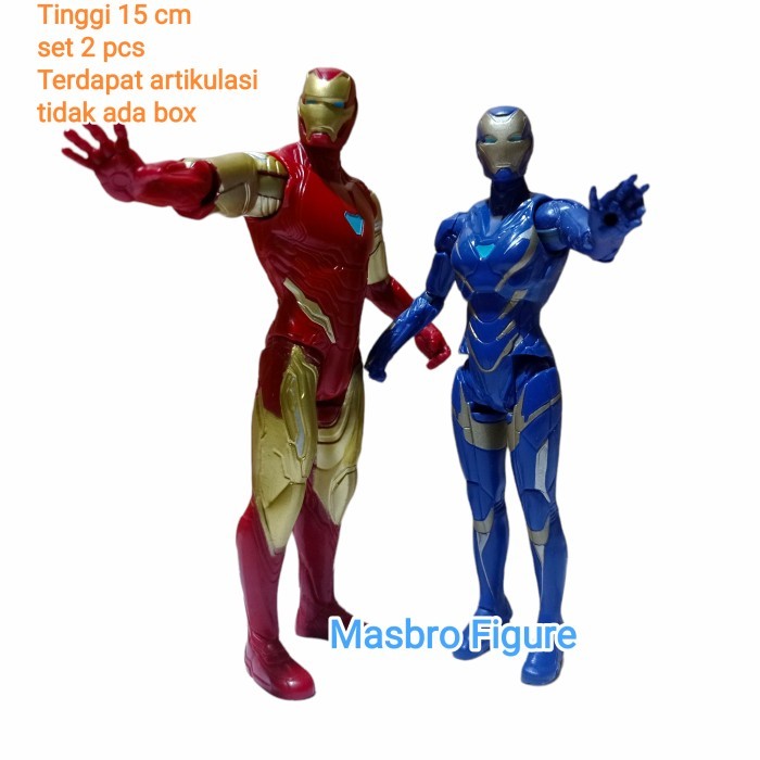 Hasbro Marvel Avenger Iron Man dan Rescue Pepper Potts Action Figure