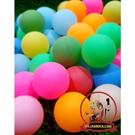 100 Pcs Bola Pingpong Beer Pong Warna-Warni Dekorasi Bola Undian