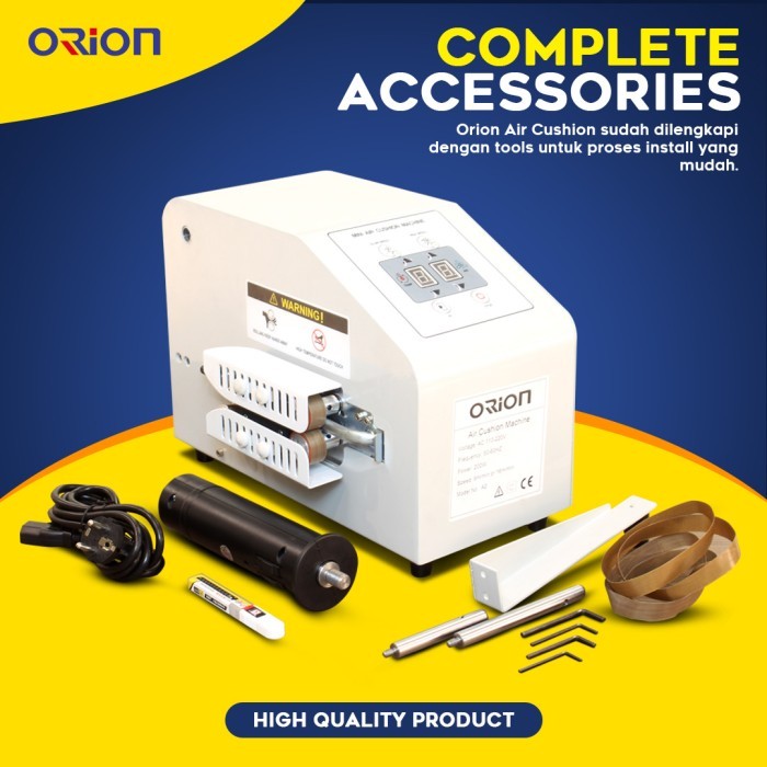 

Mesin Pembuat Plastik Bubble Wrap / Mini Air Cushion Orion - A2 Promo
