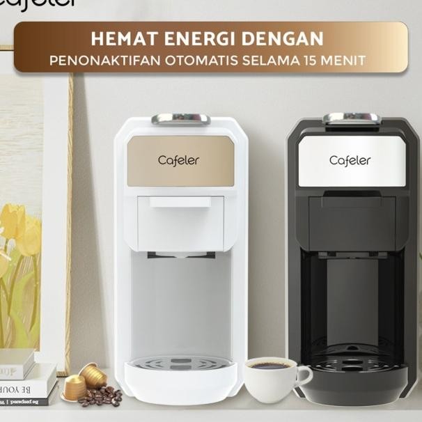 Cafeler Mesin Kopi Multi Kapsul 3In1 / Capsule Coffee Maker 19Bar