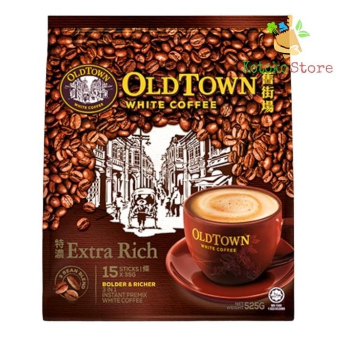 

Old Town White Coffee Classic Hazelnut 2In1 Less Sugar/Kopi Old Town