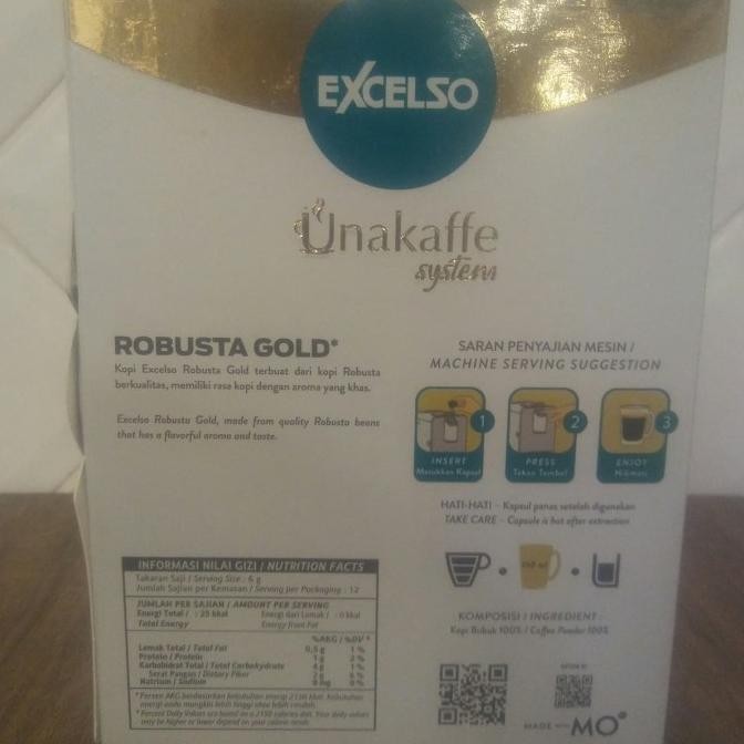 

Kopi Kapsul Robusta Gold-Excelso Unakaffe