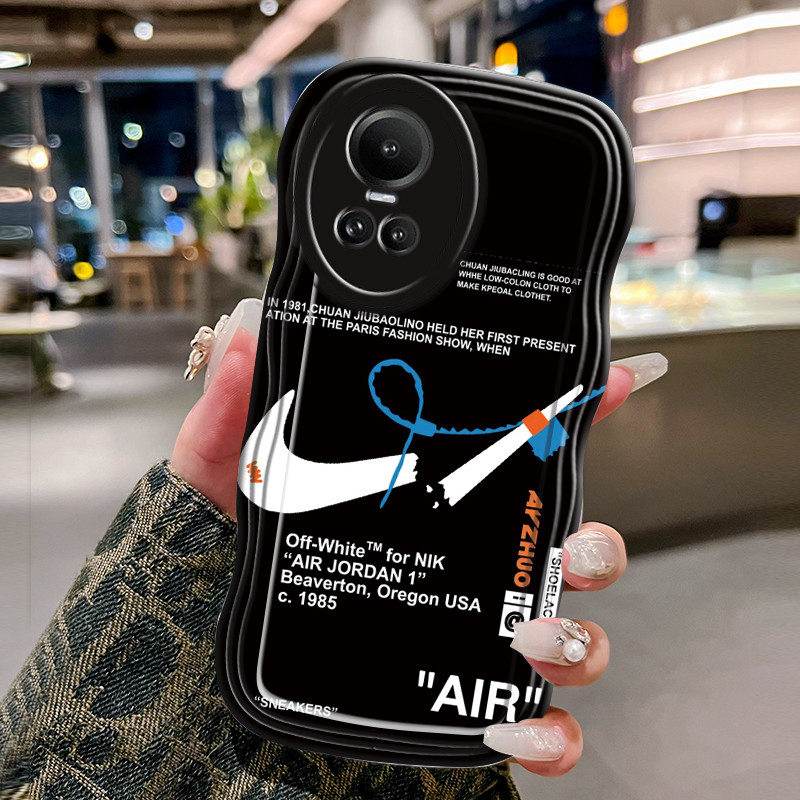 Casing Hp Untuk OPPO Reno 10 Reno 10 Pro Reno10 Pro Case Casing Kesing alur rusak Softcase gelombang