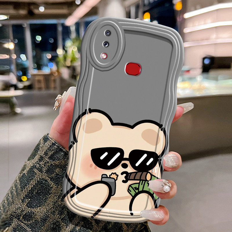 Casing Hp Untuk Samsung Galaxy A10s M01s Case Casing HP Kesing merokok Softcase gelombang transparan